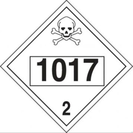 Accuform 4DIGIT DOT PLACARDS HAZARD CLASS 2 MPL725FV1 MPL725FV1